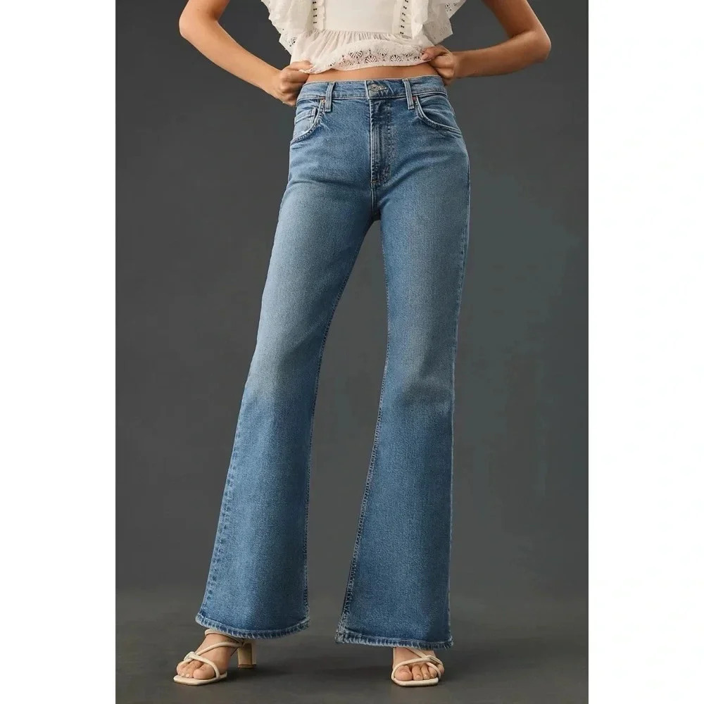 NWT Citizens of Humanity Isola Flare Jeans Pegasus Blue 27